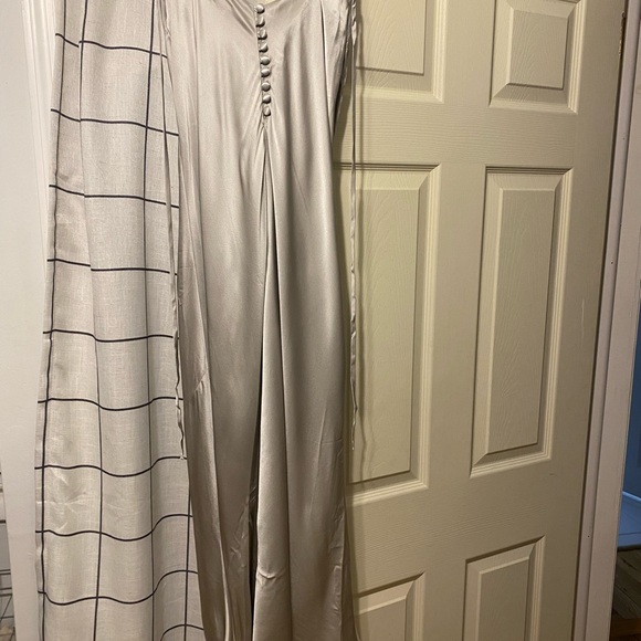 Reformation Silver Satin Dress - Picture 7 of 11